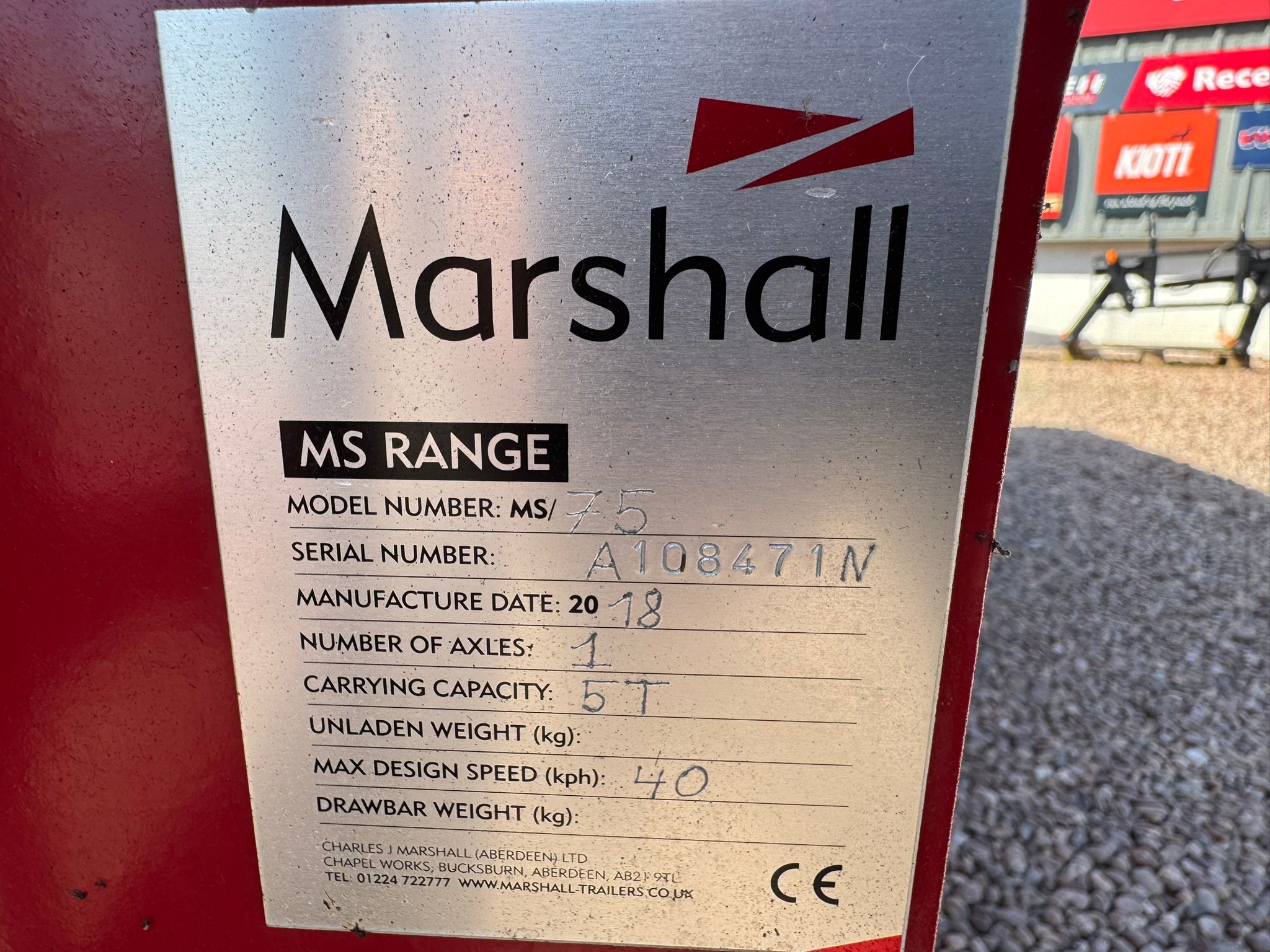 Marshall MS75 Dungspreader Image