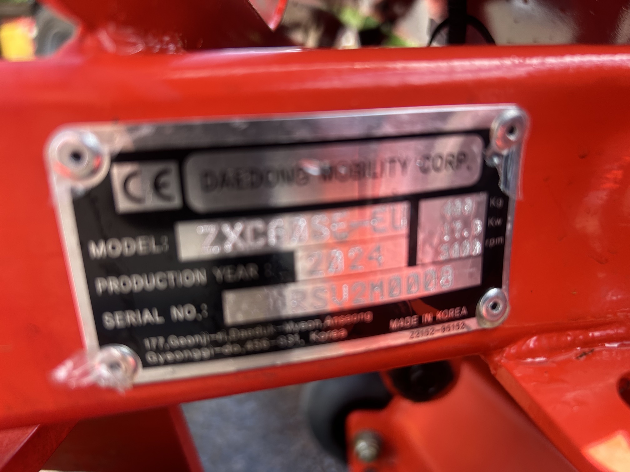 Kioti ZXC60 Mower Image
