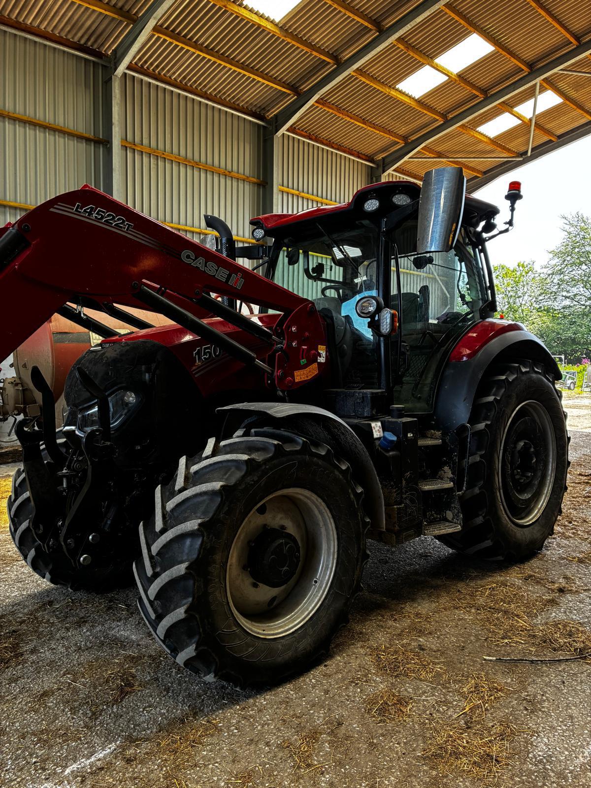 Case IH Maxxum 150 & loader Image