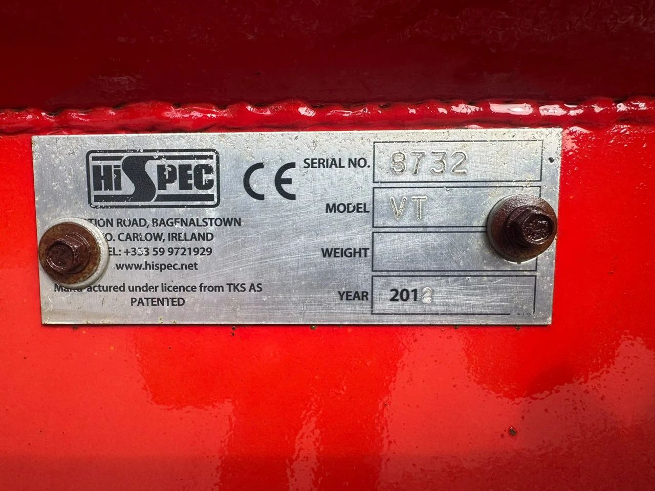 Hispec 2500 SA-R Vacuum tanker Image