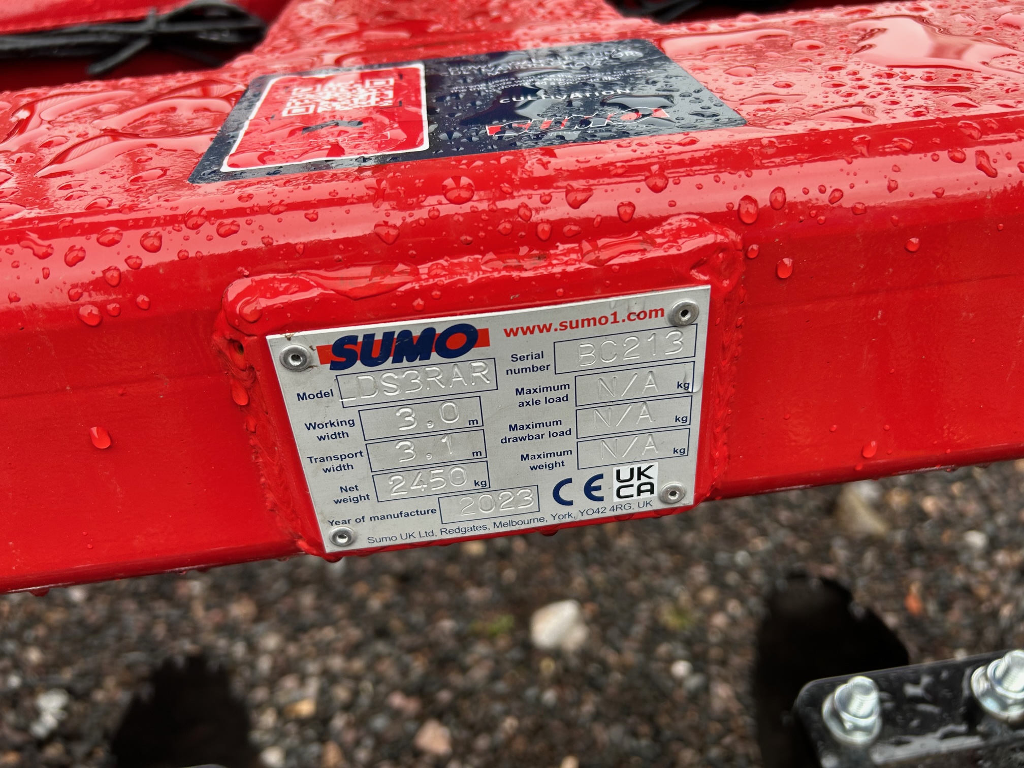 Sumo LDS3 Low Disturbance Subsoiler Image