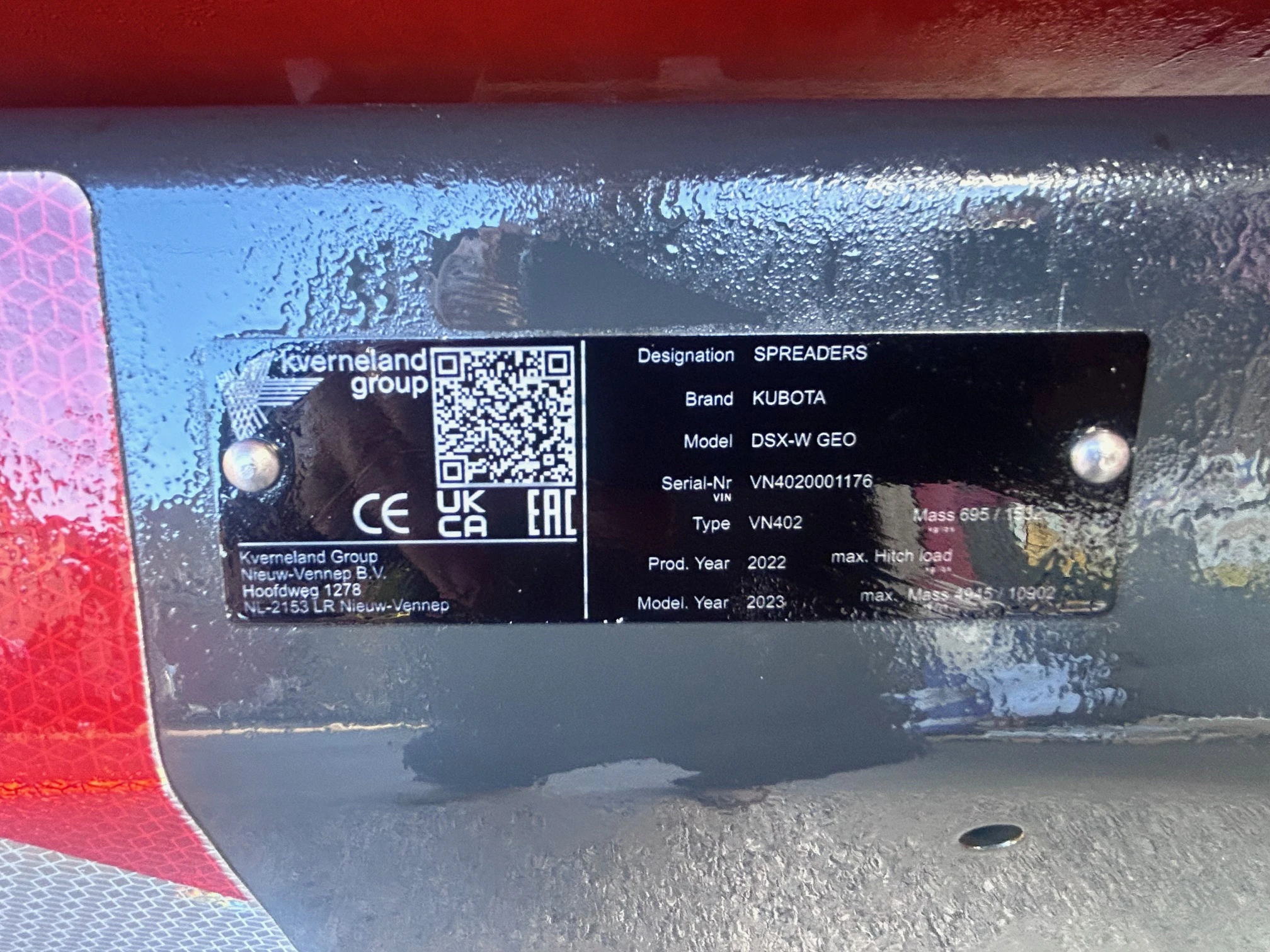 Kubota DSX-W 3450 Geospread Image