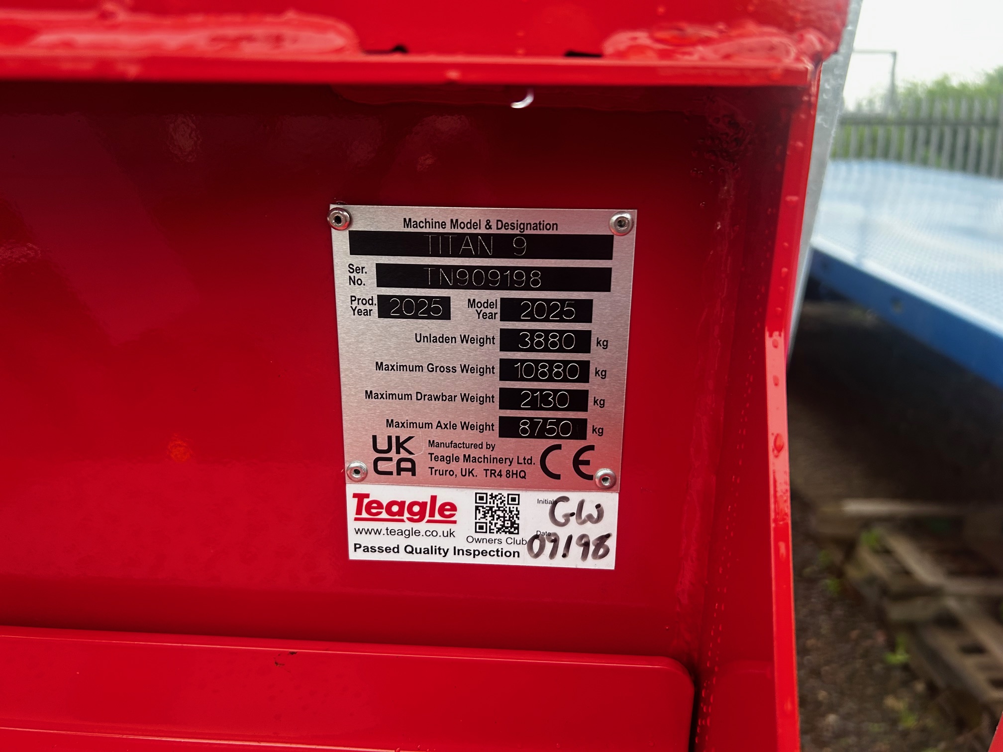 Teagle Titan 9 Dungspreader Image